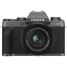 Fujifilm X-T200 Mirrorless Camera with XC15-45mm Lens (Dark Silver)